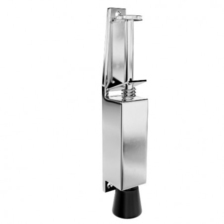 AMIG 8209  
 Retenedor de pie 11  
 165 x 30 mm  
 Zamak  
 Cromado mate