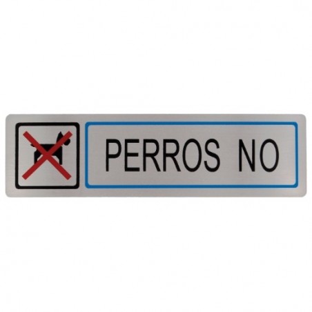 AMIG 8217  
 Placas señalización adhesivas  
 163 x 45 mm  
 Acero inoxidable  
 Mate