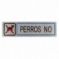 AMIG 8217  
 Placas señalización adhesivas  
 163 x 45 mm  
 Acero inoxidable  
 Mate