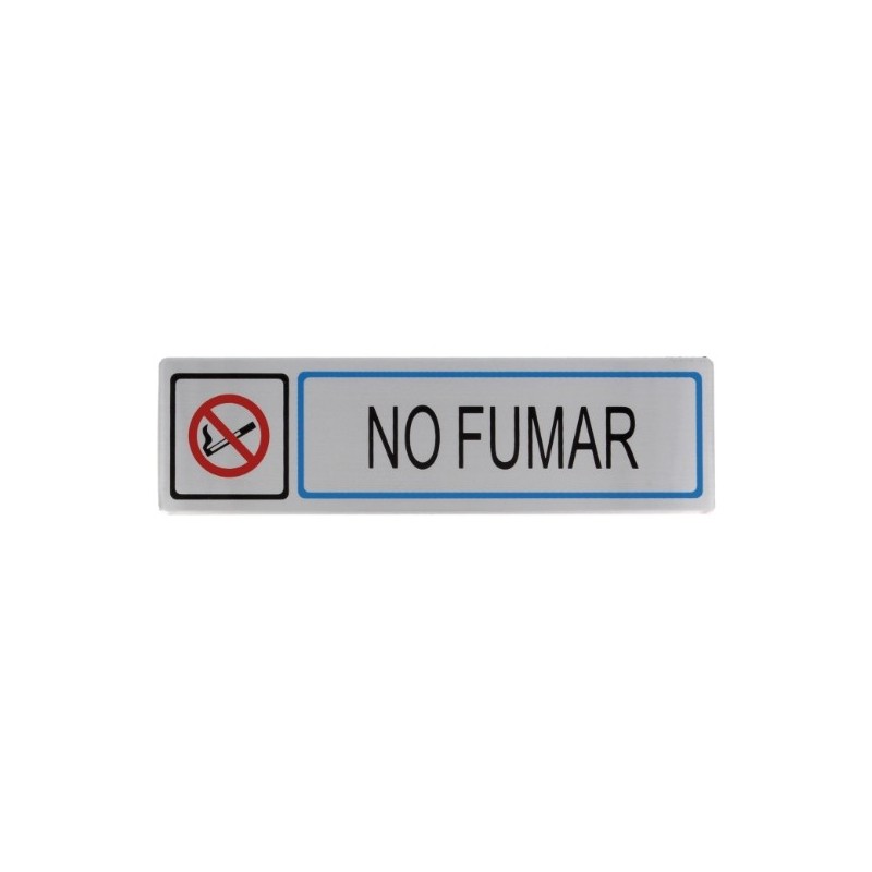 AMIG 8226  
 Placas señalización adhesivas  
 163 x 45 mm  
 Acero inoxidable  
 Mate