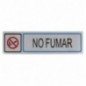 AMIG 8226  
 Placas señalización adhesivas  
 163 x 45 mm  
 Acero inoxidable  
 Mate