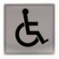 AMIG 8235  
 Placas señalización adhesivas  
 140 x 140 mm  
 Acero inoxidable  
 Mate