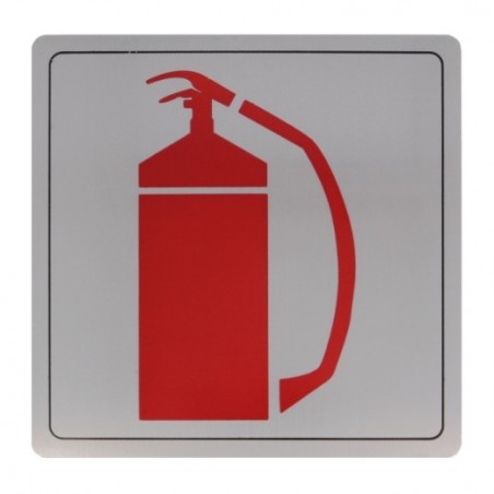 AMIG 8244  
 Placas señalización adhesivas  
 140 x 140 mm  
 Acero inoxidable  
 Mate
