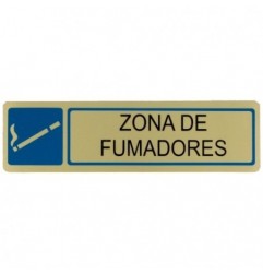 AMIG 8252  
 Placas señalización adhesivas  
 163 x 45 mm  
 Aluminio  
 Oro