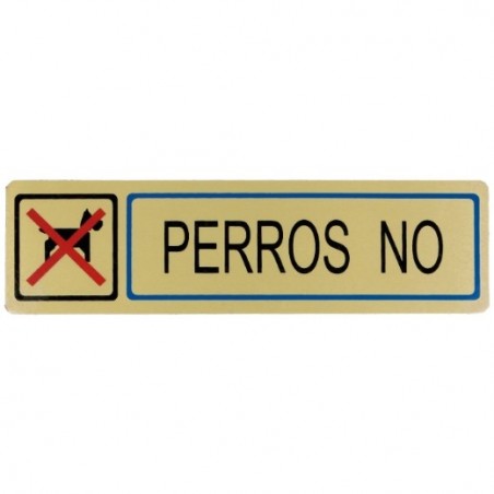 AMIG 8253  
 Placas señalización adhesivas  
 163 x 45 mm  
 Aluminio  
 Oro