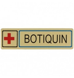 AMIG 8260  
 Placas señalización adhesivas  
 163 x 45 mm  
 Aluminio  
 Oro
