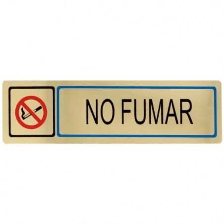 AMIG 8262  
 Placas señalización adhesivas  
 163 x 45 mm  
 Aluminio  
 Oro