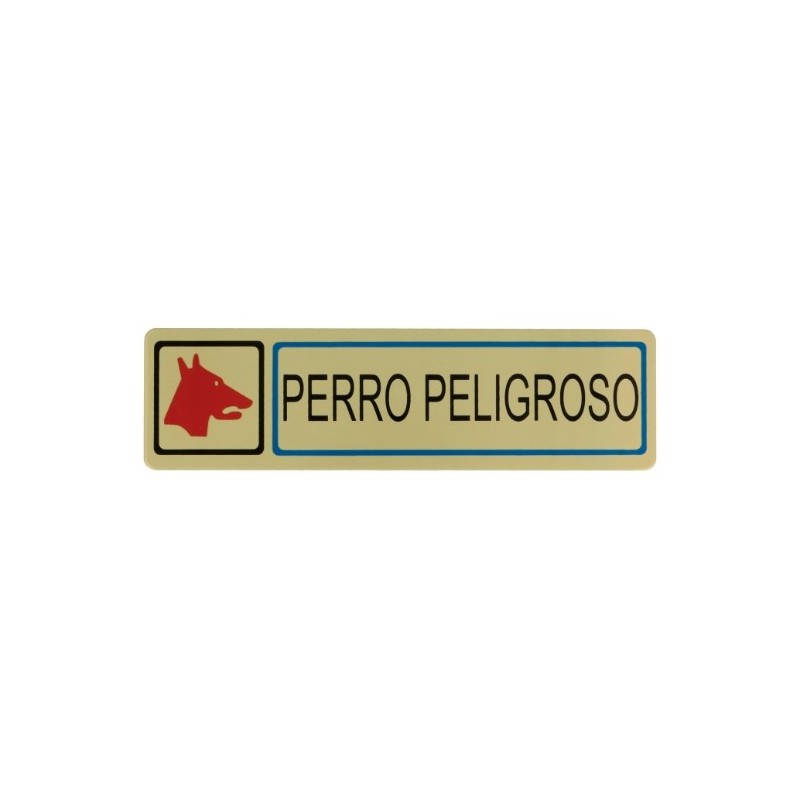 AMIG 8263  
 Placas señalización adhesivas  
 163 x 45 mm  
 Aluminio  
 Oro