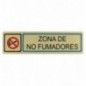 AMIG 8266  
 Placas señalización adhesivas  
 163 x 45 mm  
 Aluminio  
 Oro