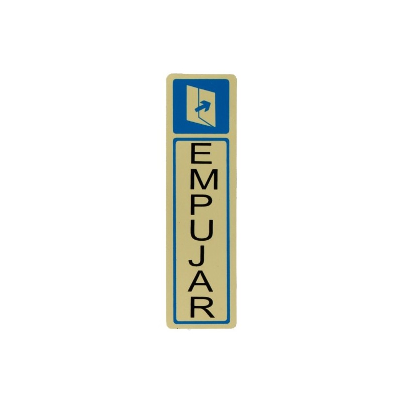 AMIG 8267  
 Placas señalización adhesivas  
 163 x 45 mm  
 Aluminio  
 Oro