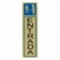 AMIG 8269  
 Placas señalización adhesivas  
 163 x 45 mm  
 Aluminio  
 Oro