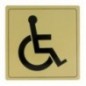 AMIG 8271  
 Placas señalización adhesivas  
 140 x 140 mm  
 Aluminio  
 Oro