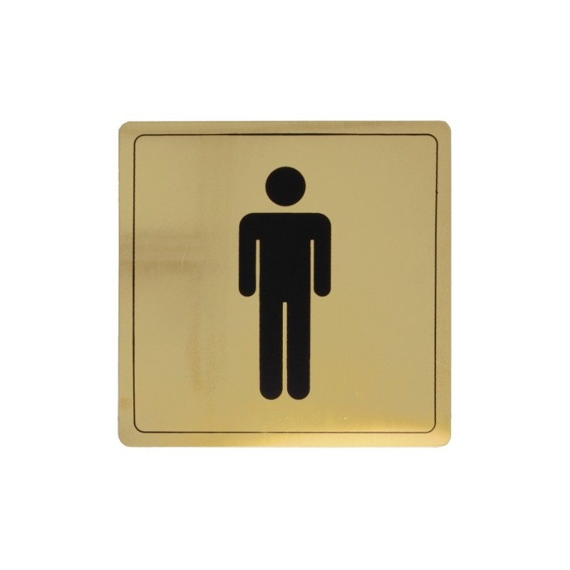 AMIG 8272  
 Placas señalización adhesivas  
 140 x 140 mm  
 Aluminio  
 Oro