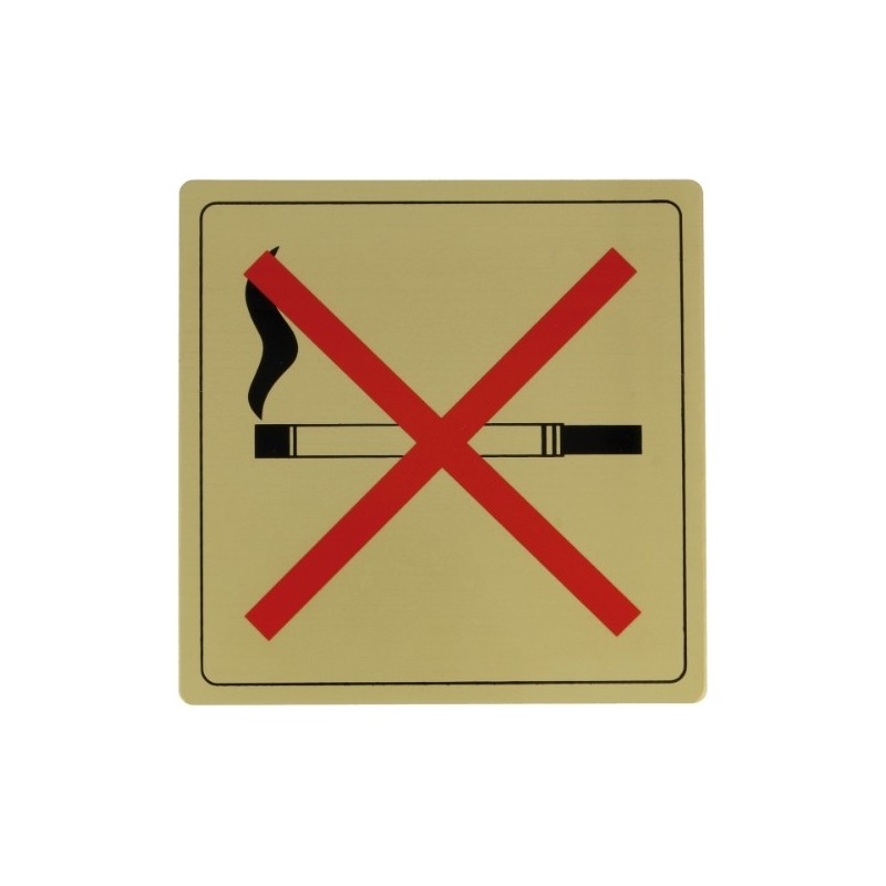 AMIG 8281  
 Placas señalización adhesivas  
 140 x 140 mm  
 Aluminio  
 Oro