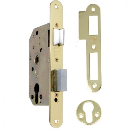AMIG 8288  
 Cerradura 331  
 50/47  
 Acero  
 Latonado barnizado