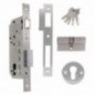 AMIG 8289  
 Cerradura 340  
 50/85  
 Acero  
 Cromado mate