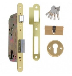 AMIG 8294  
 Cerradura 341  
 50/85  
 Acero  
 Cromado mate