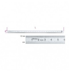 1682 1000 Regla flexible graduada de acero inoxidable