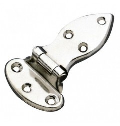 AMIG 83  
 Bisagra 2  
 80 x 46 mm  
 Acero  
 Niquelado