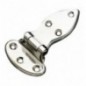 AMIG 83  
 Bisagra 2  
 80 x 46 mm  
 Acero  
 Niquelado