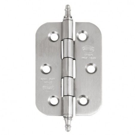 AMIG 8349  
 Bisagra 2030  
 60 x 40 x 1,5 mm  
 Acero inoxidable 18/8  
 Mate