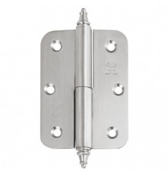 AMIG 8357  
 Bisagra 2070  
 100 x 70 x 2,5 mm  
 Acero inoxidable 18/8  
 Mate - Derecha