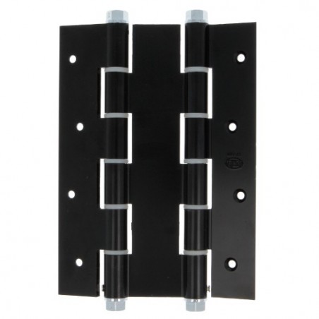 AMIG 8368  
 Bisagra doble acción 3035  
 180 x 133 x 4 mm  
 Aluminio  
 Negro