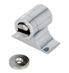 AMIG 8385  
 Tope puerta magnético 701  
 55 x 44 mm  
 Zamak  
 Cromado brillo
