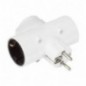 AMIG 8398  
 Adaptador schuko de 3 vías 3208  
 97 x 100 x 43 mm  
 Policarbonato  
 Blanco