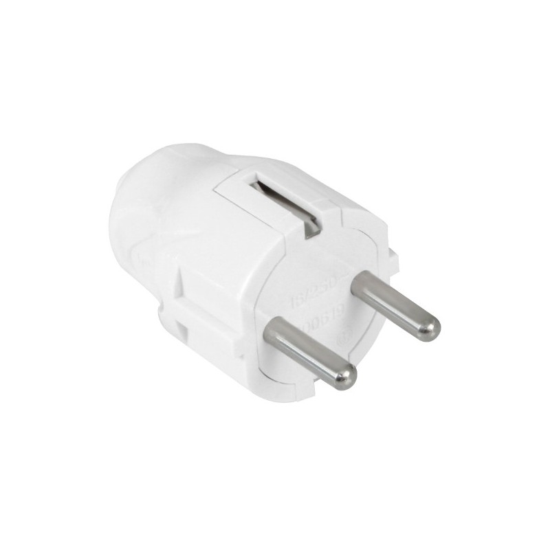 AMIG 8408  
 Clavija schuko 3271  
 70 x 36 mm  
 Polipropileno  
 Blanco