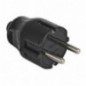 AMIG 8409  
 Clavija schuko 3271  
 70 x 36 mm  
 Polipropileno  
 Negro