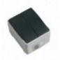 AMIG 8462  
 Interruptor doble estanco IP54 3622  
 90 x 65 x 52 mm  
 Policarbonato  
 Gris