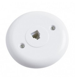 AMIG 8515  
 Base telefónica encastrar 3010  
 Policarbonato  
 Blanco