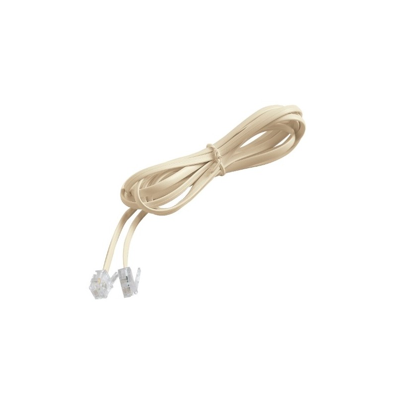 AMIG 8523  
 Prolongador telefonía 3021  
 7 m  
 Polipropileno  
 Blanco marfil