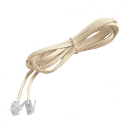 AMIG 8523  
 Prolongador telefonía 3021  
 7 m  
 Polipropileno  
 Blanco marfil
