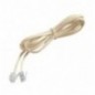 AMIG 8523  
 Prolongador telefonía 3021  
 7 m  
 Polipropileno  
 Blanco marfil