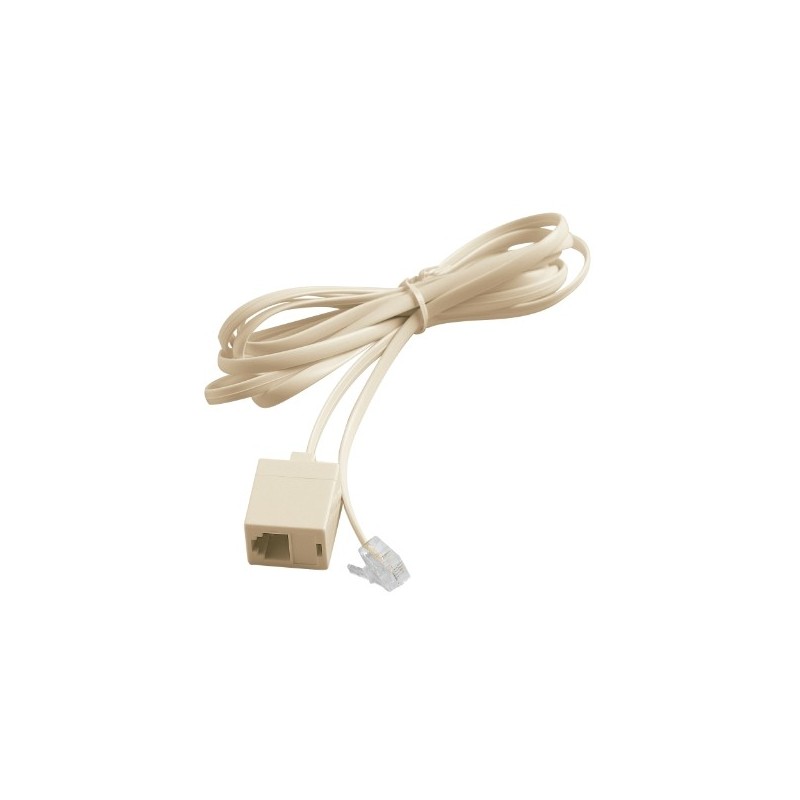 AMIG 8526  
 Prolongador telefonía 3022  
 7 m  
 Polipropileno  
 Blanco marfil