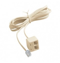 AMIG 8528  
 Prolongador telefonía 3023  
 4 m  
 Polipropileno  
 Blanco marfil