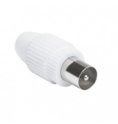 AMIG 8537  
 Conector TV 3110  
 9,5 mm  
 Poliestireno  
 Blanco