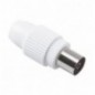 AMIG 8538  
 Conector TV 3111  
 9,5 mm  
 Poliestireno  
 Blanco