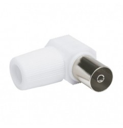 AMIG 8540  
 Conector TV 3113  
 9,5 mm  
 Poliestireno  
 Blanco