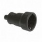 AMIG 8568  
 Base aérea schuko 3243  
 80 x 53 mm  
 Polipropileno  
 Negro