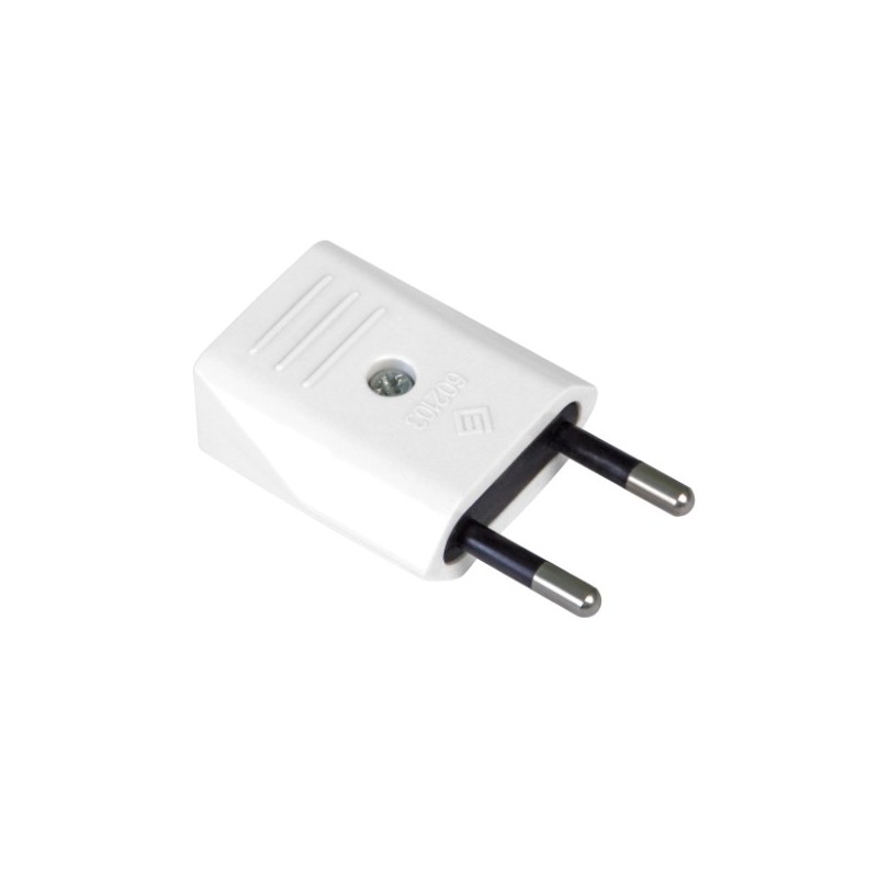 AMIG 8569  
 Clavija 3270  
 35 x 16 x 57 mm  
 Polipropileno  
 Blanco