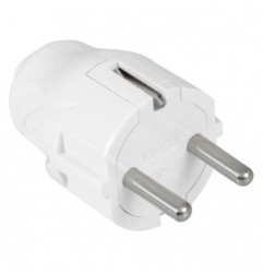AMIG 8571  
 Clavija schuko 3271  
 70 x 36 mm  
 Polipropileno  
 Blanco