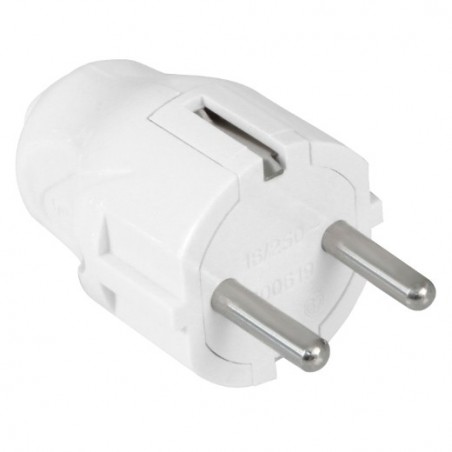 AMIG 8571  
 Clavija schuko 3271  
 70 x 36 mm  
 Polipropileno  
 Blanco