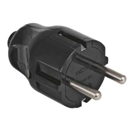 AMIG 8572  
 Clavija schuko 3271  
 70 x 36 mm  
 Polipropileno  
 Negro