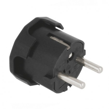 AMIG 8574  
 Clavija schuko 3272  
 45 x 53 mm  
 Polipropileno  
 Negro
