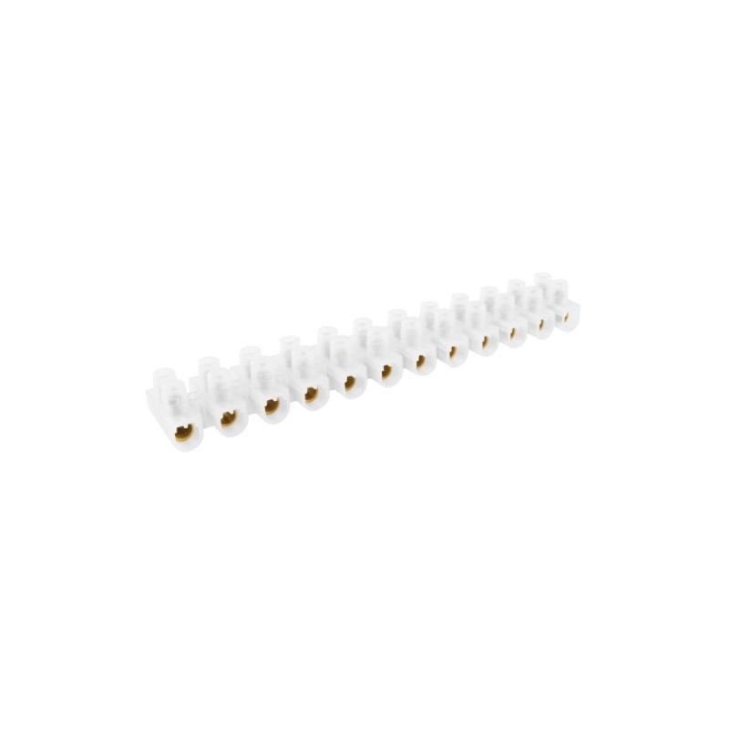 AMIG 8643  
 Regleta de conexión 3430  
 6 mm²  
 Polietileno  
 Blanco