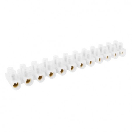 AMIG 8643  
 Regleta de conexión 3430  
 6 mm²  
 Polietileno  
 Blanco