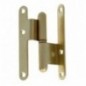 AMIG 874  
 Pernio escuadra 2  
 95 x 52 x 2 mm  
 Acero  
 Latonado barnizado - Derecha